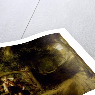 Rustic Civility or, 'Coming Events cast their shadows before them', c.1832 by William Collins