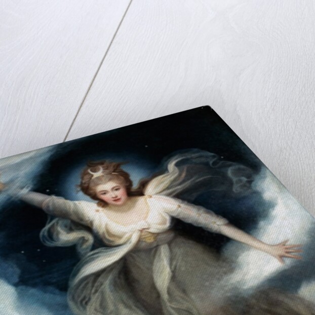 Georgiana as Cynthia from Spenser's 'Faerie Queene', 1781-82 by Maria Hadfield Cosway