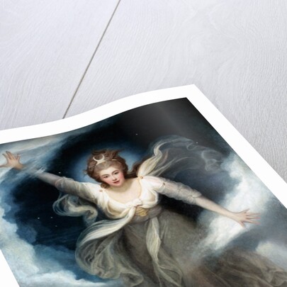 Georgiana as Cynthia from Spenser's 'Faerie Queene', 1781-82 by Maria Hadfield Cosway