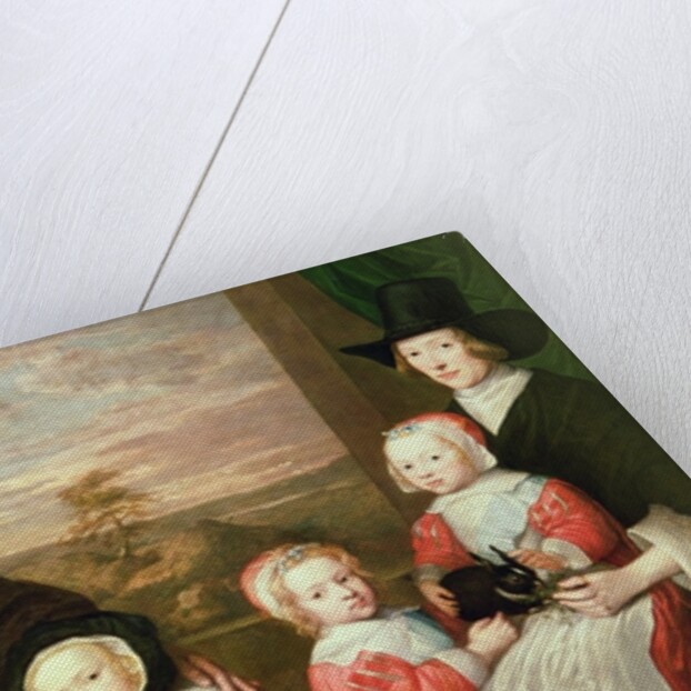 Unidentified family portrait, traditionally thought to be that of Sir Thomas Browne, mid 1640s by William Dobson