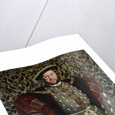 Portrait of King Henry VIII, after 1557 by Hans Holbein the Younger