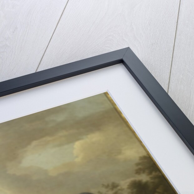 View of Chiswick Villa from a balcony above the Cascade with the lake, 1742 by George Lambert