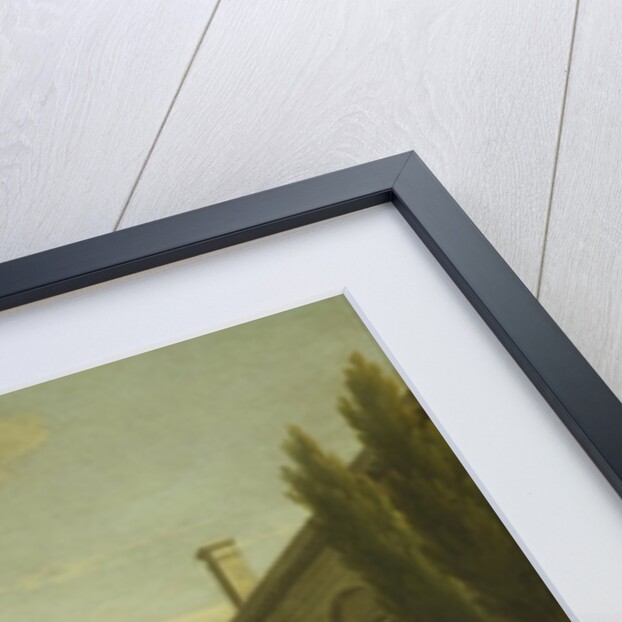 View of Chiswick Villa from the back to the Inigo Jones gate, 1742 by George Lambert