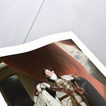 Portrait of King George IV, 1820-30 by Thomas (studio of) Lawrence