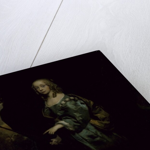 Portrait of a young girl in green by Peter Lely