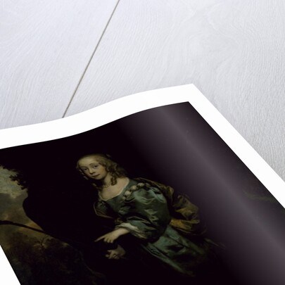 Portrait of a young girl in green by Peter Lely