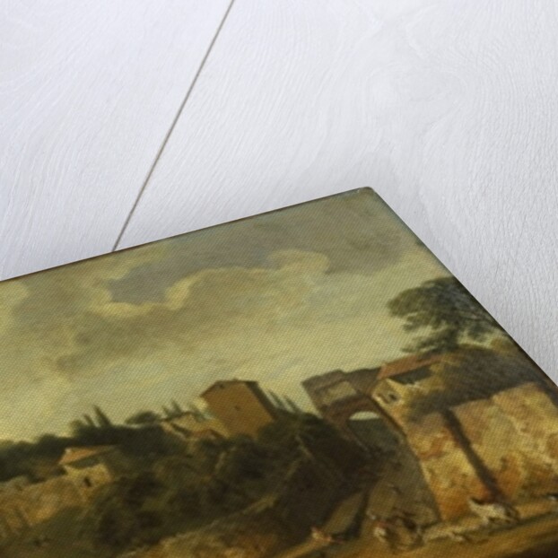 A view of the Arches of Constantine and of Titus, Rome by Giovani Paolo (attr. to) Panini