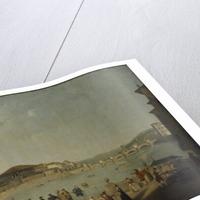 The Arno at Florence by Thomas Patch