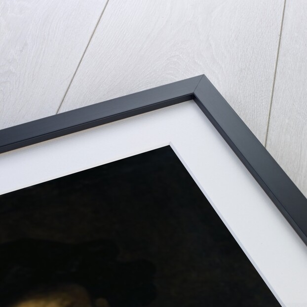 An old man in fanciful costume by Rembrandt Harmensz. van Rijn