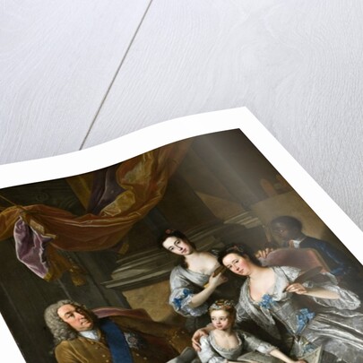 Richard Boyle, 3rd Earl of Burlington and 4th Earl of Cork, with his wife Dorothy Savile and their daughters by Jean-Baptiste van Loo