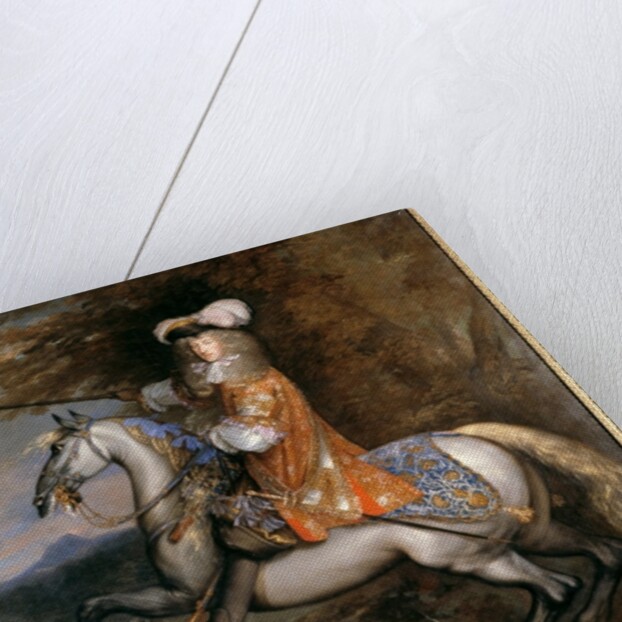 Lord William Cavendish, later 4th Earl and 1st Duke of Devonshire on horseback by Adam Frans van der Meulen