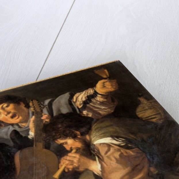 Three men making music, c.1616 by Valentin de Boulogne