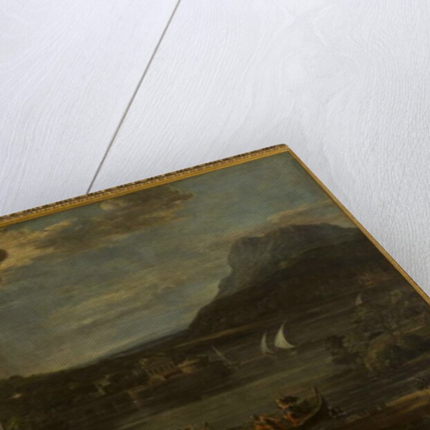 Landscape with the Calling of Saint Peter, 1620s by Pietro da (1596-1669) Cortona