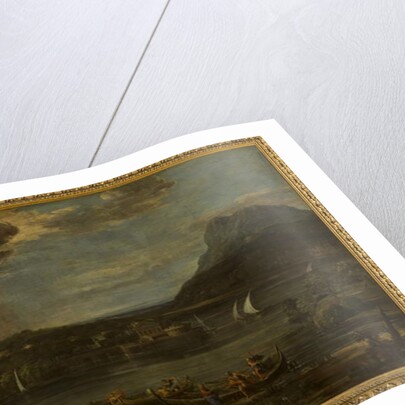 Landscape with the Calling of Saint Peter, 1620s by Pietro da (1596-1669) Cortona