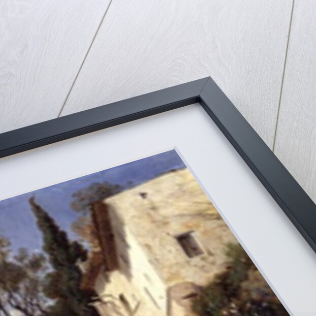 On the Genoa road, near Nice, 1842 by Francois Antoine Leon Fleury