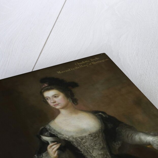 Portrait of Lady Charlotte Boyle, Baroness Clifford and Marchioness of Hartington, c.1748-56 by George Knapton