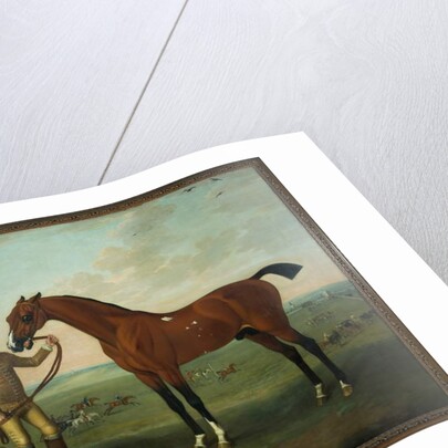 Flying Childers with a groom on Newmarket Heath, c.1722-25 by James Seymour