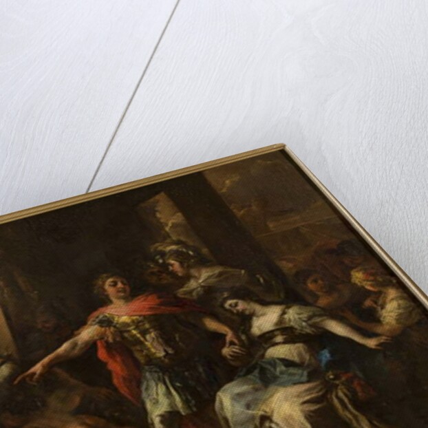 Alexander and Campaspe, before 1695 by Francesco Solimena