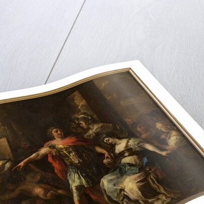 Alexander and Campaspe, before 1695 by Francesco Solimena