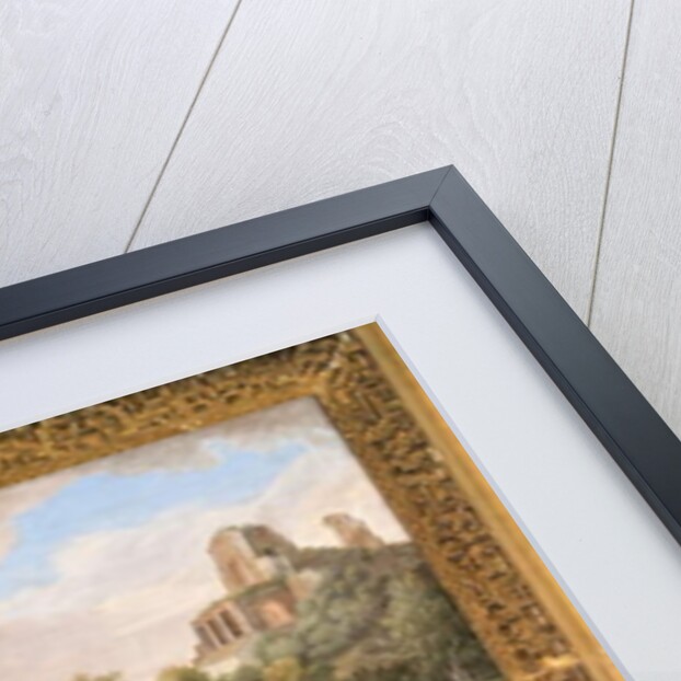 Portrait of 'Tawney', the 6th Duke's spaniel, with the Palatine beyond, 1819 by Johan Wenzel Peter