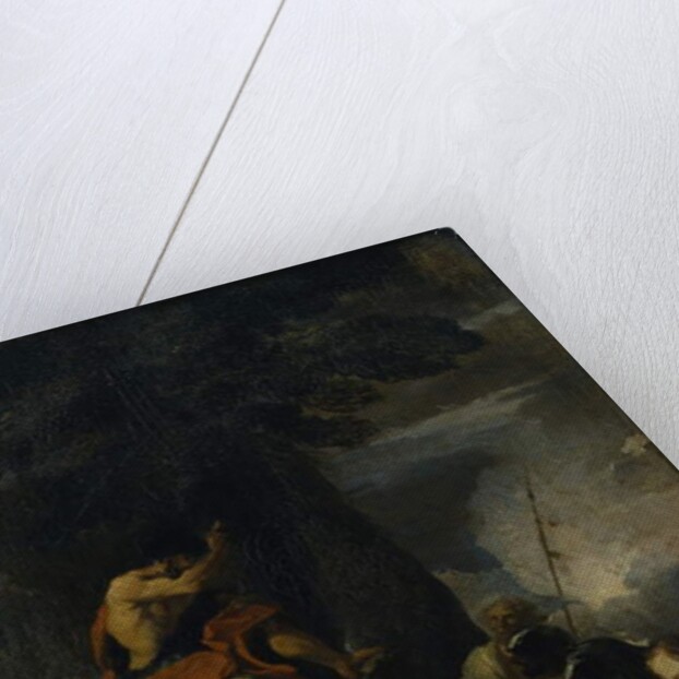 St. John the Baptist preaching in the wilderness by Pierre Louis Cretey or Cretet