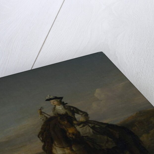 Equestrian portrait of Charlotte Boyle, Marchioness of Hartington, 1747 by William Kent