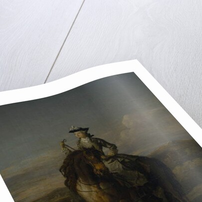 Equestrian portrait of Charlotte Boyle, Marchioness of Hartington, 1747 by William Kent