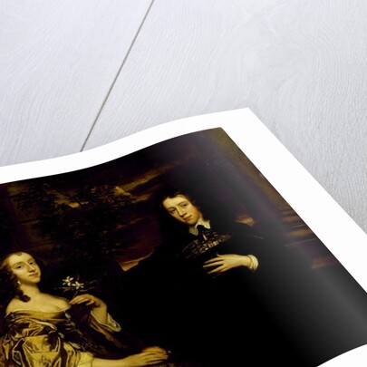 Portrait of a young gentleman and his wife, c.1655-58 by Peter Lely