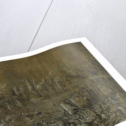 Landaknechten, Battle on a Bridge by Albrecht Altdorfer