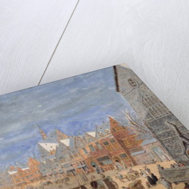 A village street with an inn in spring by Jan Brueghel