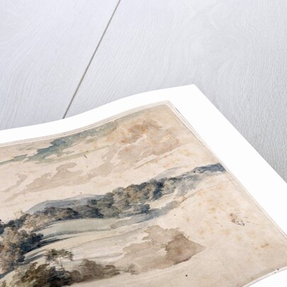 An English Landscape of meadows and wooded hills by Anthony van Dyck