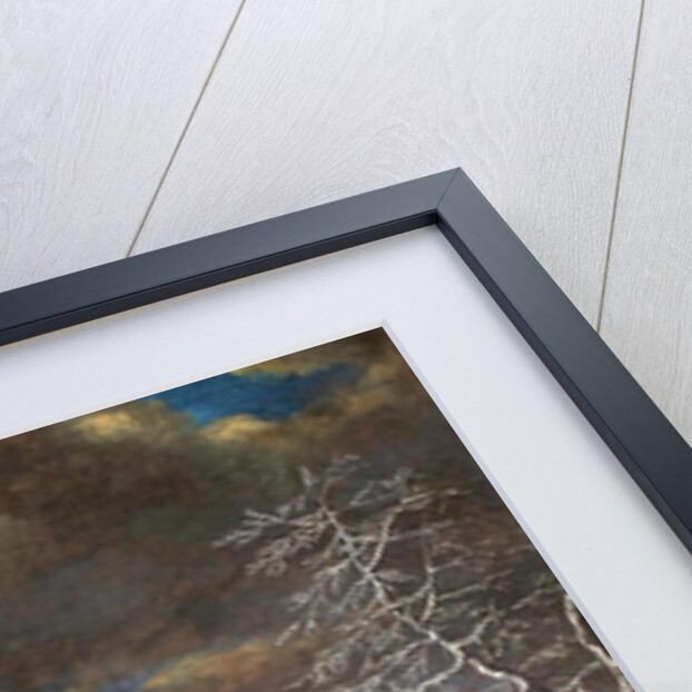 A Village in Winter with Figures on the Ice by Gerard van Edema