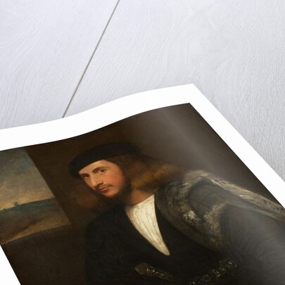 Portrait of a Venetian nobleman by Giovanni de Busi Cariani