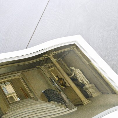 North Entrance Hall at Chatsworth House by William Henry Hunt