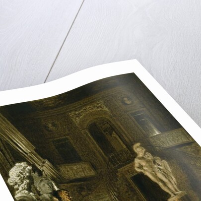 The Painted Hall at Chatsworth, 1827 by William Henry Hunt