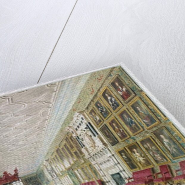 The Long Gallery, Hardwick, 1828 by William Henry Hunt