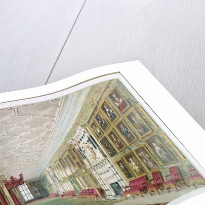 The Long Gallery, Hardwick, 1828 by William Henry Hunt