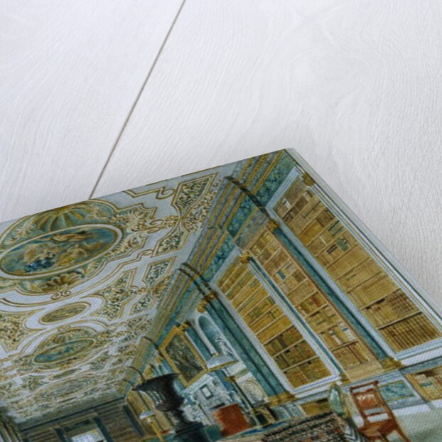 The Old Ballroom, now the Library, Chatsworth by William Henry Hunt