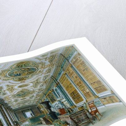 The Old Ballroom, now the Library, Chatsworth by William Henry Hunt