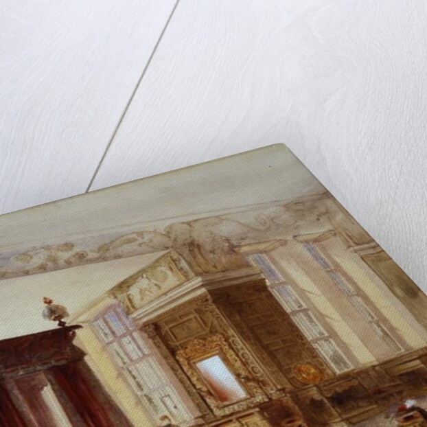 The Presence Chamber at Hardwick, 1858 by William Henry Lake Price