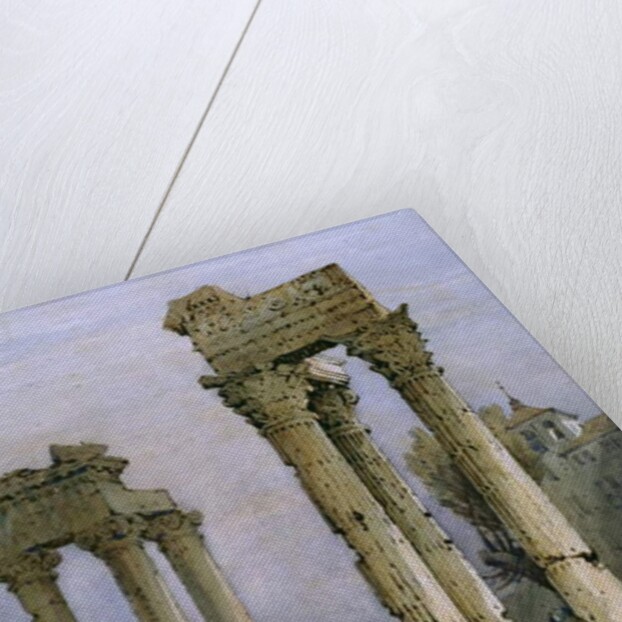 The Temple of Vespasian and Saturn by Samuel Prout