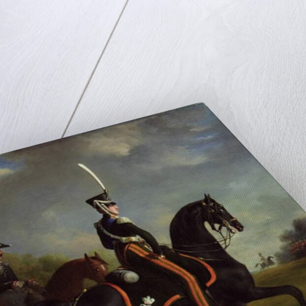 Tsar Nicholas I of Russia, when Grand Duke, riding in Hyde Park by Alexander Ivanovich Sauerweid