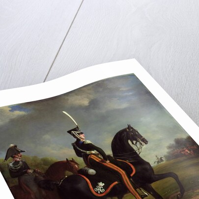 Tsar Nicholas I of Russia, when Grand Duke, riding in Hyde Park by Alexander Ivanovich Sauerweid