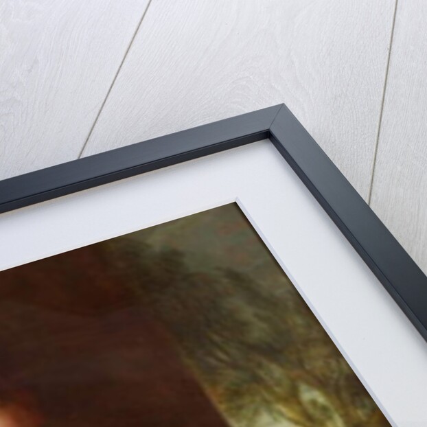 Two children with a basket of flowers by William Tate