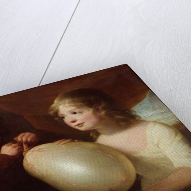 Two children with a pig's bladder by William Tate