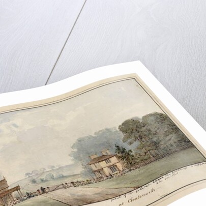 Design for the Lodges in Edensor in Chatsworth Park, 1837 by Jeffry Wyatville