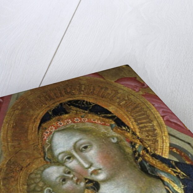 Madonna and child, Francesco di Gentile, XIV century, Piersanti museum, Matelica, Marche, Italy by Anonymous