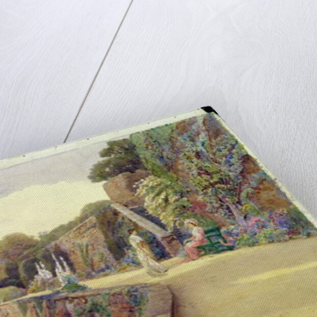 The Terrace at Berkeley Castle, Gloucestershire, 1887 by George Samuel Elgood