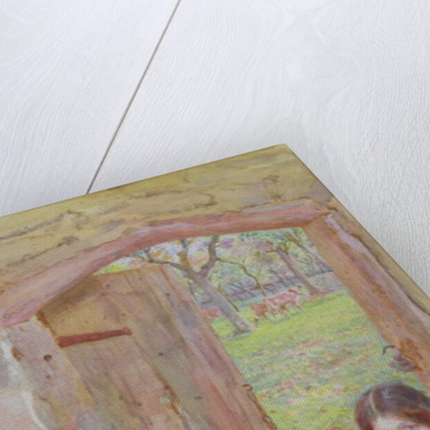 At the Orchard Gate, 1903 by Edward Clegg Wilkinson