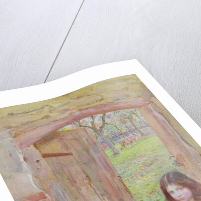 At the Orchard Gate, 1903 by Edward Clegg Wilkinson